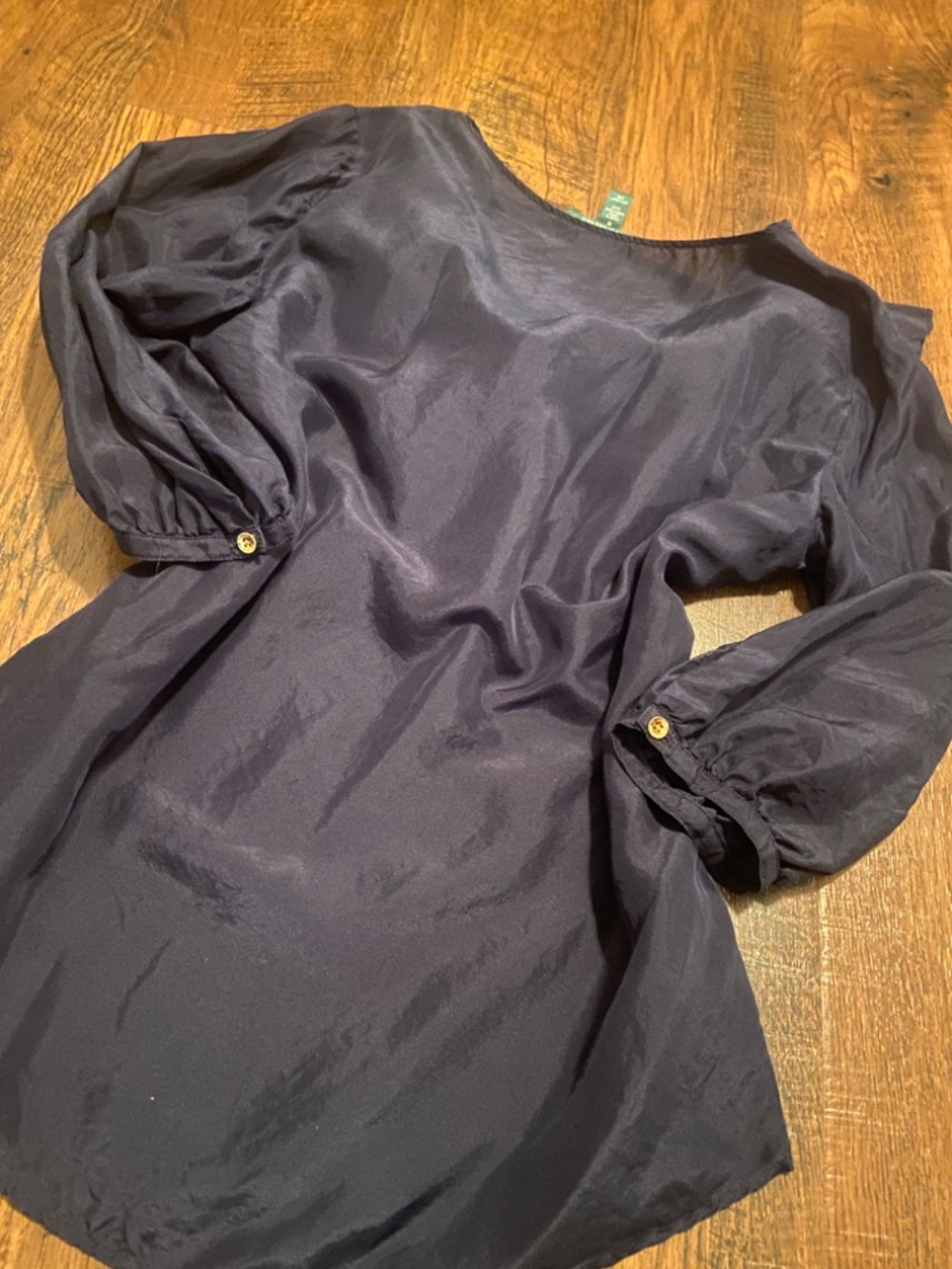 Ralph Lauren Navy Blue Sz S blouse Excellent condition Casual Office Party - Picture 7 of 7